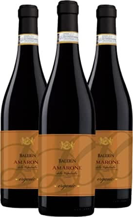 Balerìn Amarone della Valpolicella 2016-92 punti James Suckling - Vino Veneto Rosso Biologico - DOCG - 0.75L (3 Bottiglie)
