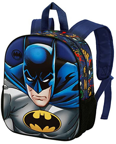 Batman Rage-Kleiner 3D Rucksack, Blau, 26 x 31 cm, Kapazität 8,5 L