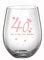 JUWNMANT 40th Birthday Gift with Funny Sayings, Not A Day Over Fabulous - Rose Gold Wine Glass for Men and Women, 17 Oz Stemless - Party, Wedding, Anniversary Decorations (40)