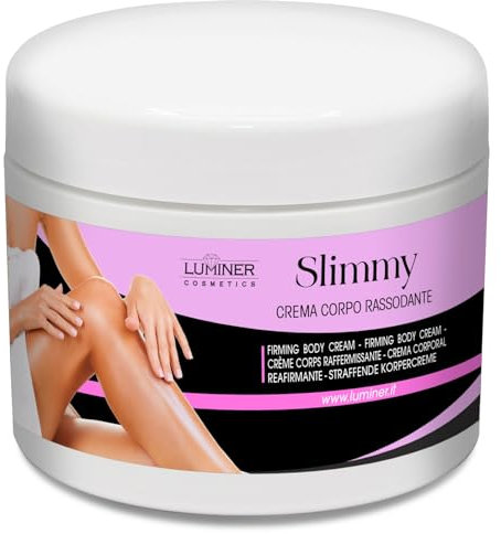 LUMINER® Anti-Cellulite-Creme, 500 ml, Intensivbehandlung für Beine, Po und Bauch, hergestellt in Italien, straffende Körpercreme mit Koffein und Vitamin E für eine straffere und kompaktere Haut