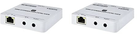 Monoprice Blackbird 4K HDMI Extender Over Ethernet, CAT5e/6/7, 70m, HDMI Loop Out, Smart EDID, Power Over Cable (PoC)