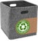 DuneDesign 100% Recycling: Filz Aufbewahrungsbox 33x33x33 - Kompatibel mit Kallax Regal - Cube Organizer Regalfach Einsatz - Ordnungsbox Kinderzimmer Filzkorb Aufbewahrung Kinder Spielzeugkiste