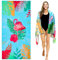 Lubibi Serviette de Plage en Microfibre Grande,80x160cm Camping Serviettes Séchage Rapide Ultra Absorbant Super Doux Couverture de Plage Piscine Voyage Fitness Yoga Sauna(Flamant)
