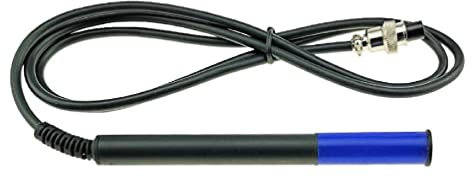 SEARUB Lötkolbengriff Hochtemperaturbeständig für KSGER T12 STM32 Schweißstation, Silikongriff, Schwarz, Tragbar, Kabelgebunden, Soldering Equipment, Bleistiftstil, Elektronik-Projekte, Basteln