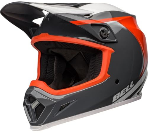 BELL HELMET MX-9 MIPS DART CHARCOAL/ORANGE L ECE6