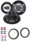 Crunch GTI62 Lautsprecher mit Einbauset passend für VW Volkswagen Golf VII + Variant ab 2012 Türen vorne/hinten 360 Watt 165mm 2 Wege Koax