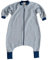 Lilano, Schlafsack mit Bein und langen Ärmeln, 70% Wolle (bio), 30% Seide, 210 gr./m² (Blau, 98-104)