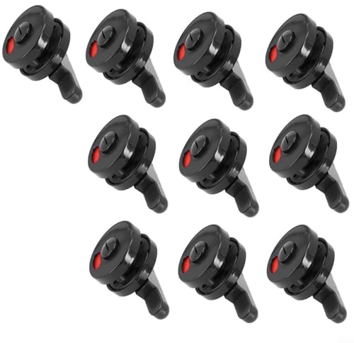 NbgrvB Door Lock Indicator, Public Restroom Toilet Privacy Partition Door Lock, Universal 53mm Dia Plastic Nylon Indicating Lock for Toilet Shower Cubicles & Bathroom(10pack)