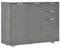 Buffet, Meuble de Rangement Buffet Armoire de Cuisine Buffet Gris Brillant 107x35x80,5 cm