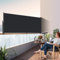 Kidsgigglz Brise Vue Retractable, Paravent Exterieur Retractable Store Exterieur Opaque, Protection de l'intimité et du Vent pour Balcon Terrasse Exterieur, Anthracite Store latéral, 120x300cm