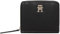 Tommy Hilfiger Portefeuille Femme Logotape Petit, Noir (Black), Taille Unique