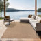 the carpet Mistra - Moderner In- und Outdoor Teppich, perfekt für das Wohnzimmer, Schlafzimmer oder die Terrasse, Wetterfest, langlebig und pflegeleicht, Natur, 120 x 170 cm