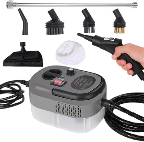 Steam Cleaner, 2500W High Pressure Steamer for Cleaning with Smart Touch, Handheld Steam Cleaner for Home use, High-Temperature Steamer Cleaner, for Cleaning Car, Kitchen, Bathroom, Grout and Tile