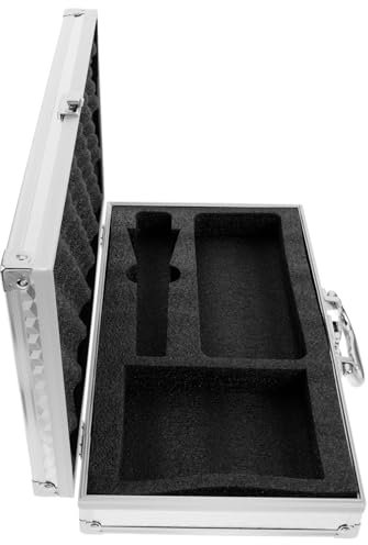 TOGEVAL Microphone Storage Case Lightweight Mic Holder Handle Portable Design for Wireless Microphones for Outdoor Use