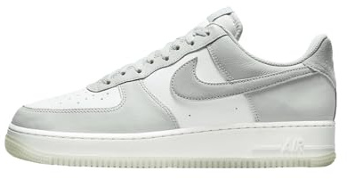 NIKE FJ4170-003 Air Force 1 '07 LV8 Men Light Silver/Light Pumice-Summit White UK 12
