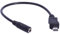 KADSXIYA Mini USB 5Pin Male to 3.5x1.35mm Female Cable 20cm Length Black