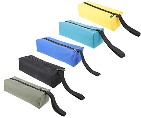 Veemoon 5St Werkzeugtasche mit Reißverschluss Schraubendreher Multitool Gebrauchstaschen Werkzeugbeutel storage bag Werkzeugkoffer kleine Werkzeugtasche 600d Oxford-Stoff
