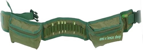 Cartuccera Calibro 410-36 O Carabina 308-30/06 Con Marsupio Elastica Cartucciera
