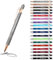 Jolis Papiers - x1 - Stift personalisiert 2 in 1 - Personalisiert Kugelschreiber mit Gravur I Rosegold-metall I in Geschenketui I Softtouch Feeling I schwarz schreiben I integrierter Stylus