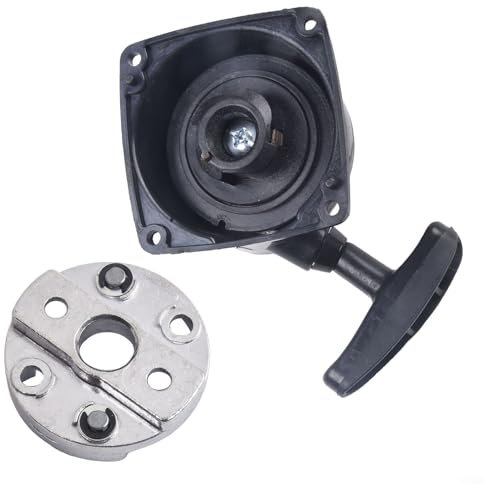 Arrancador de retroceso robusto de 52 mm compatible con cortasetos y desbrozadoras