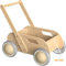 Lauflernwagen Holz, Baby Lauflernhilfe für Junge und Mädchen, Toddler Push & Pull Lauflernspielzeug, Kinderwagen aus Holz, Baby Walker mit Rädern, Geschenk für Geburtstag Weihnachten, Naturfarbe