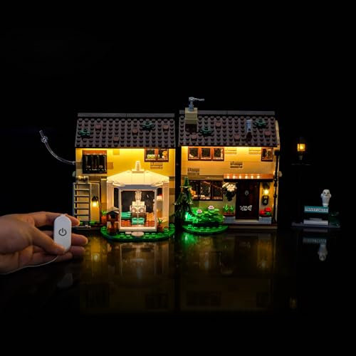 Light Kit Compatible with Lego 76451 Privet Drive: Aunt Marge's Visit (No Model), Touch Dimmer Switch Decoration Lighting Set Compatible with Lego Privet Drive: Aunt Marge's Visit