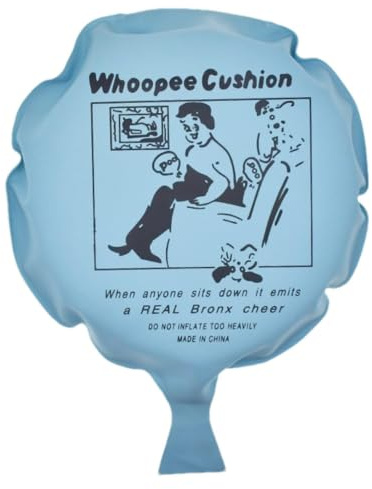 Fart Joke Cushion - Prank Gag Toy for Fool’s Day | 34g, Durable Rubber with Air-Filled Design, Novelty Prop for Family Gathering, Funny Prank Accessory Chairs and Couches
