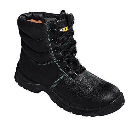 teXXor® S3-Winterschnürstiefel RANGER, schwarz/grün, Gr. 39