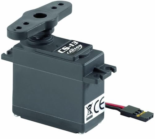 Carson 500502025 CS-13 MG / 13 kg/JR-Zubehör für ferngesteuerte Autos, wasserdicht, Servomotor, Lenkservo und leistungsstarkes Servo, Modellbau, blau