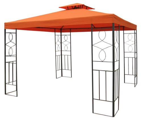 Gartenpavillon 3x3m Pavillon Romantika Pavillion Terracotta