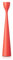 Freemover - Kerzenständer, Kerzenleuchter - Rolf - Höhe: 33 cm - Farbe: coralred/korallen-rot