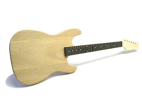 E-Gitarren-Bausatz/Guitar DIY Kit ML-Factory Style I ohne Fräsungen Esche/Blackwood ohne Hardware
