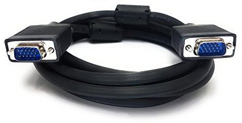 MainCore 3m Long (15pin) VGA/SVGA to VGA/SVGA Male to Male Cable Lead for Monitors, Projectors, PC, Laptops, HDTVs, Cash Register...etc (Available in 0.50m, 1m, 2m, 3m, 5m, 7m, 10m, 15m) (3m)