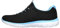 Skechers Summits, Zapatillas Mujer, Negro Black Turquoise, 43 EU Ancho