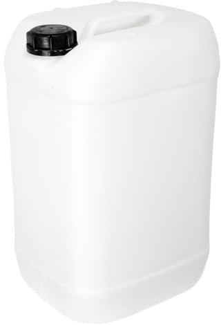 Bidon avec bouchon à visser, couleur naturelle, dimensions : 25 l
