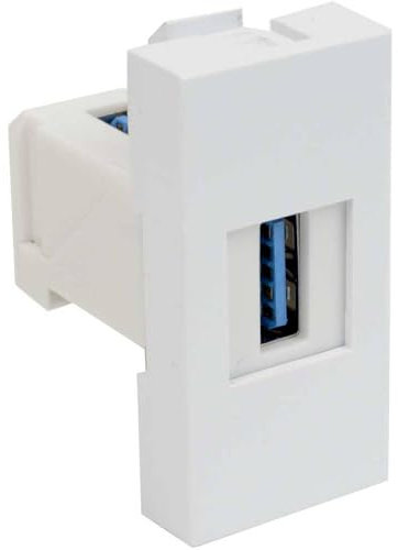 KOPOS QD 45X22.5-USB_HB Geräteeinsatz Datenmodul (B x H) 22.5mm x 45mm 1 St. Weiß