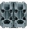 Interrupteur pour volet roulant gallery inverseur 2 modules (WXF300)