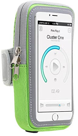 Sportarmband kompatibel für CAT S31, S41, S60, S61 und B30 Armband Handy Halter Case für Training, Laufen, Joggen und Fitness - Dealbude24 Armtasche Groß Grün