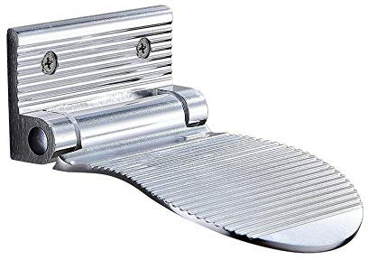 Dusch-Rasierfußstütze Fußstütze Zuhause Anti-Rutsch-Fußstütze Badezimmer Fußpedal (Silber)
