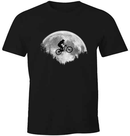 MoonWorks® Herren T-Shirt Mountainbiking MTB Radsport Extremsport Freeride Bike Sport