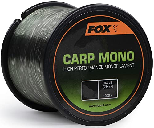 Fox Karpfenschnur Carp Mono - 1000m Angelschnur, Durchmesser/Tragkraft:0.30mm / 12lb / 5.44kg