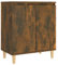 vidaXL Sideboard Kommode Anrichte Schrank Beistellschrank Mehrzweckschrank Standschrank Wohnzimmer Flur Räuchereiche 60x35x70cm Holzwerkstoff