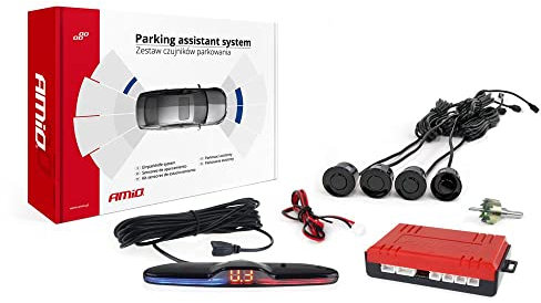 Amio Satz von Umkehrsensoren MAX LED 4 Sensoren Schwarz