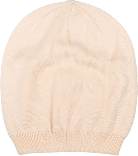 styleBREAKER Unisex Feinstrick Beanie Mütze Einfarbig mit Rippbündchen, Doppellagige Winter Strickmütze warm 04024195, Farbe:Beige
