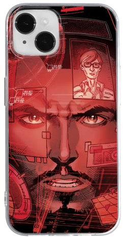 ERT GROUP Handyhülle für Apple iPhone 14 Original und offiziell Lizenziertes Marvel Muster Iron Man 016 optimal an die Form des Handy angepasst, hülle aus TPU