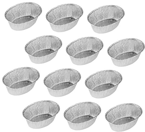 Zerodeko 125pezzi Piatto Di Stagnola Teglie Usa e Getta Vassoio Portaoggetti Per Pasta Sformati Antipasti Dessert Impilabili Per Organizzazione Cucina