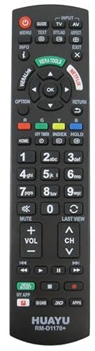 Telecomando di ricambio adatto per Panasonic TV N2QAYB000487 N2QAYB001178 N2QAYB000490 N2QAYB000354 N2QAYB000239 N2QAYB000490 N2QAYB000353
