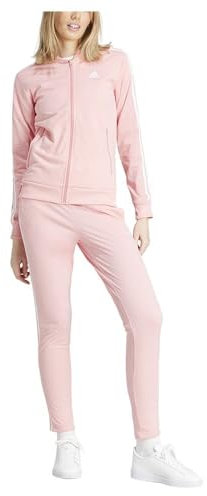adidas Femme Essentials 3-Stripes Track Suit, semi pink spark/white, M