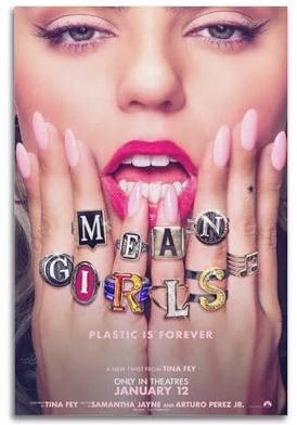 CEOK Mean Girls Poster Vintage Art Poster Wandkunst Dekor Leinwand Poster & Drucke Wandposter für Zimmer Ästhetisch 30 x 45 cm ungerahmt