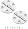 316 Stainless Steel Boat Hatch Hinges,2-1/2 inch (64 mm) Polished Marine Hinge,Marine Boat Hatch Heavy Duty Hinges with Screws,for Boats, Yachts, Doors, Deck,Windows, Cabinets (2 Pack)